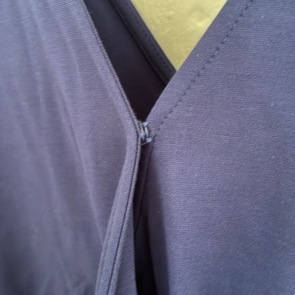 CARALYN MIRAND Women's The Drop Sleeveless Wrap Jumpsuit Size XL in Navy - Picture 4 of 9